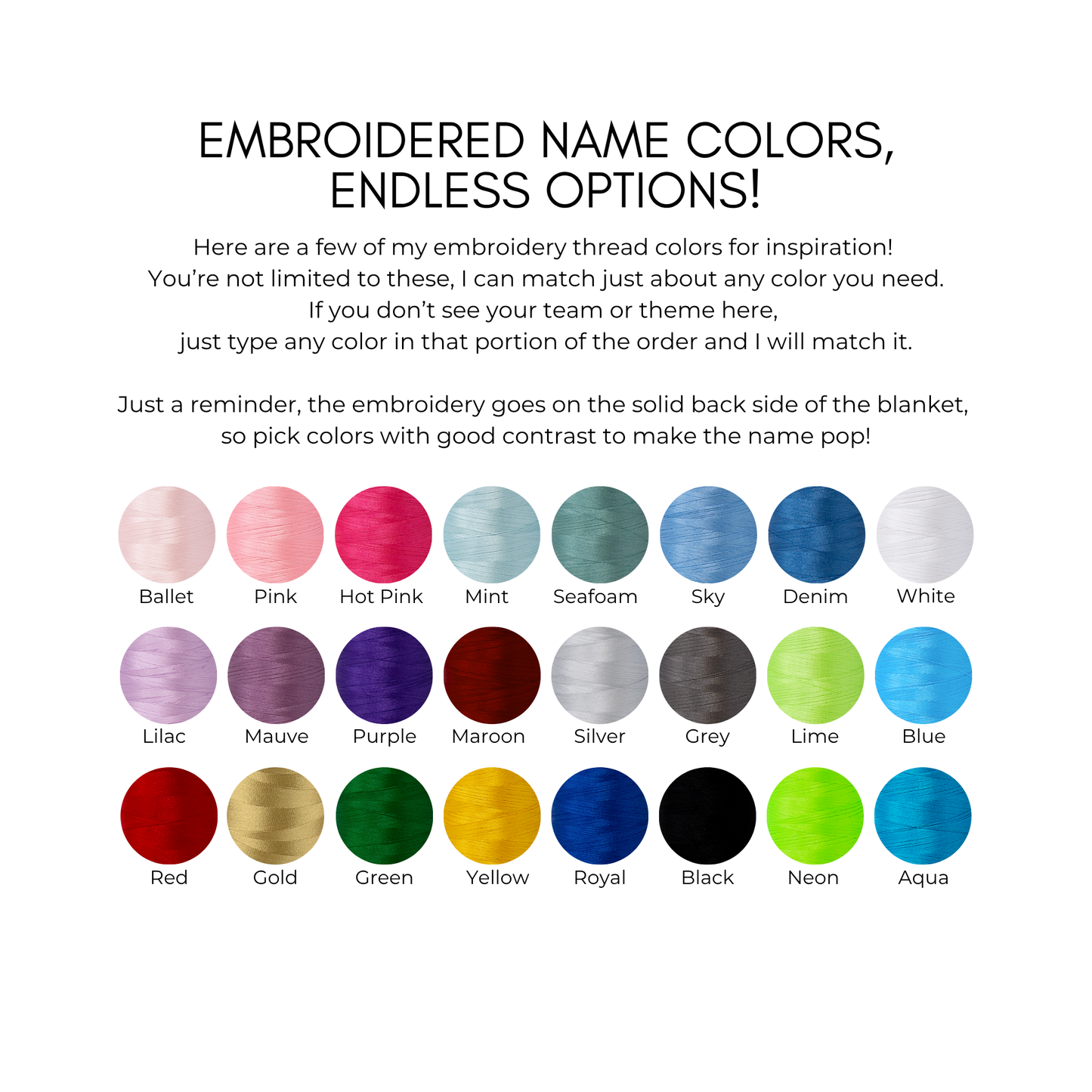 Custom Personalized Bow Blanket - Any Color Combo!