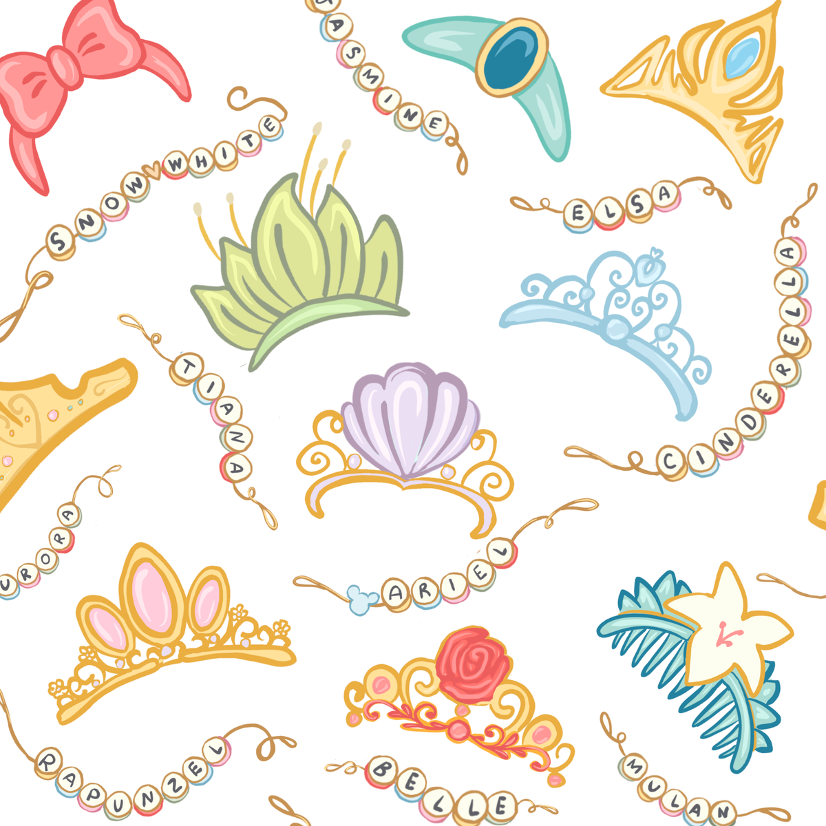 Princess Crowns Blanket - PREORDER Ship Date 12/4