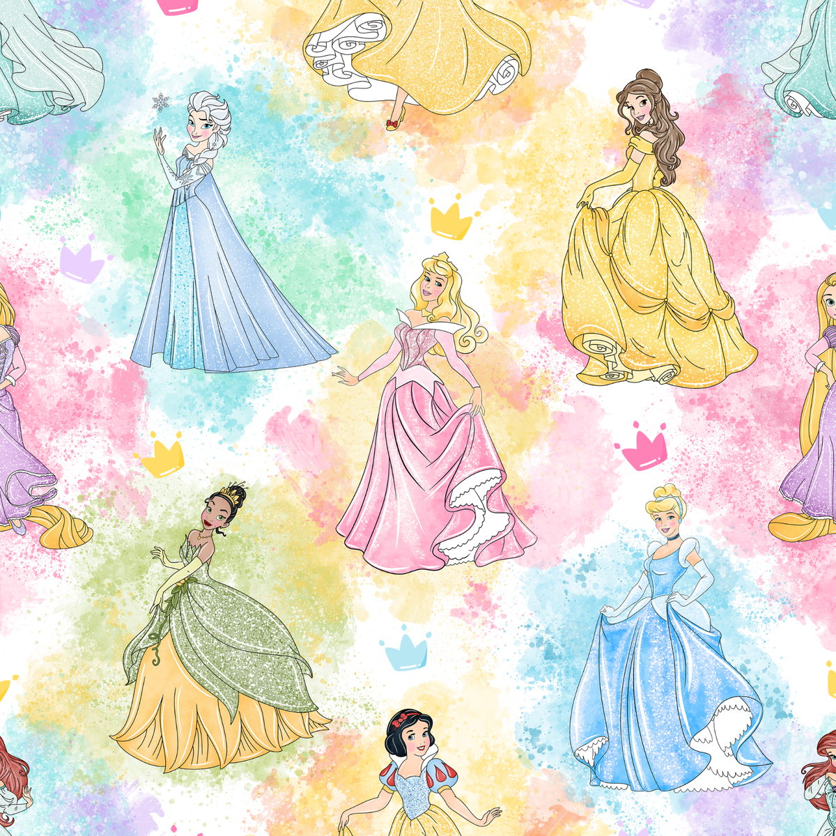 Princess Watercolor Blanket - PREORDER Ship Date 12/4