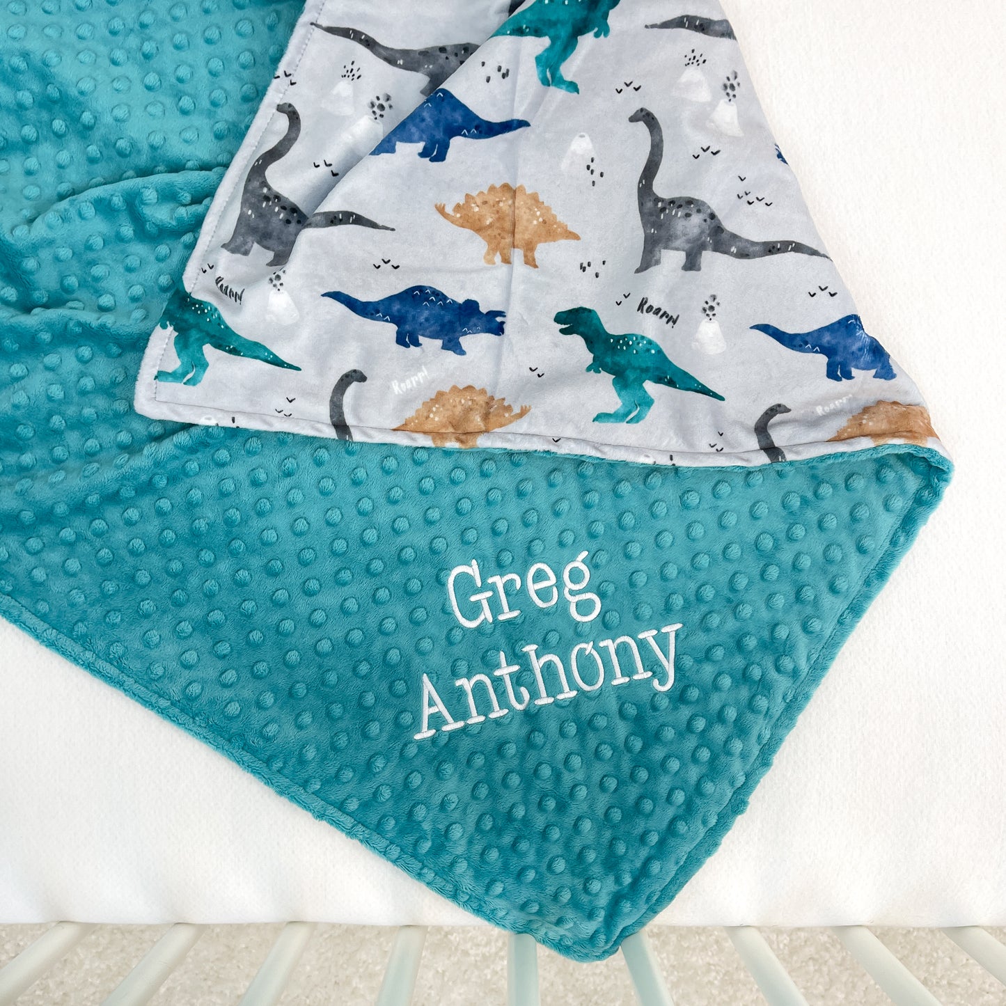 DINOSAUR BABY BLANKET