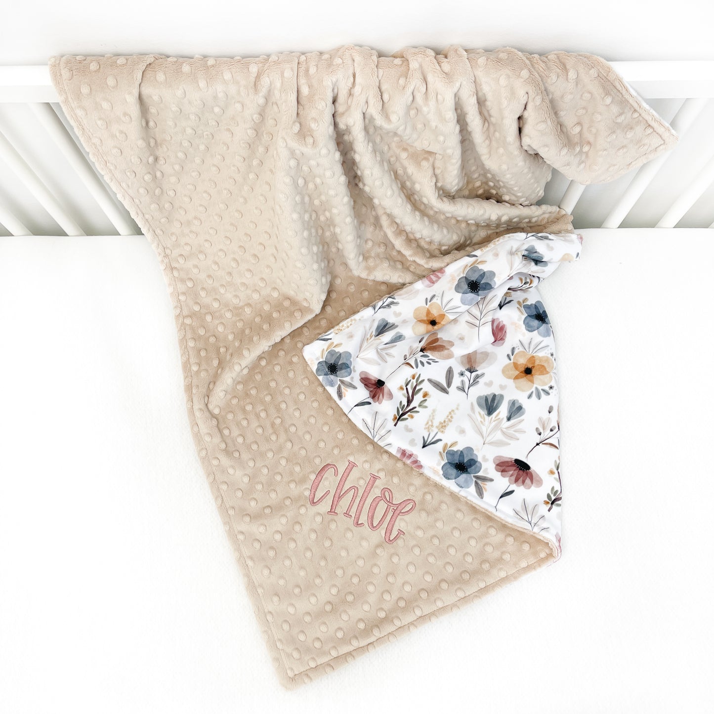 NATURAL BLOOMS BABY BLANKET