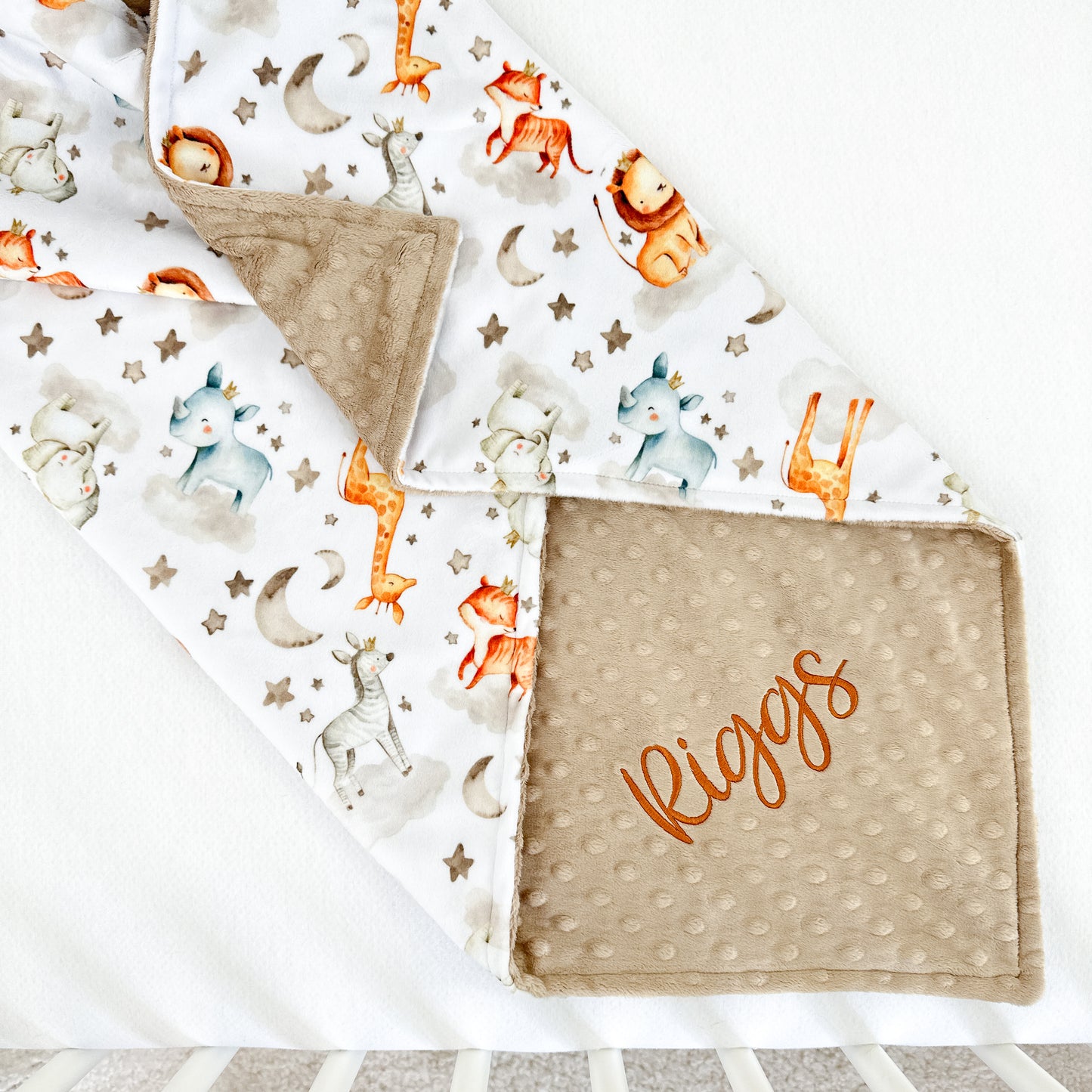 SAFARI STARS BABY BLANKET