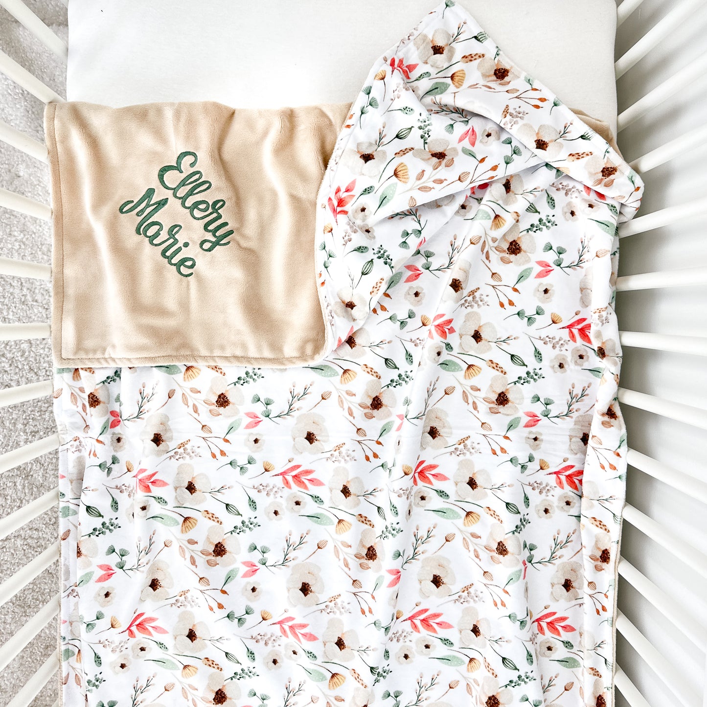 LUMELO FLORAL CHILD BLANKET
