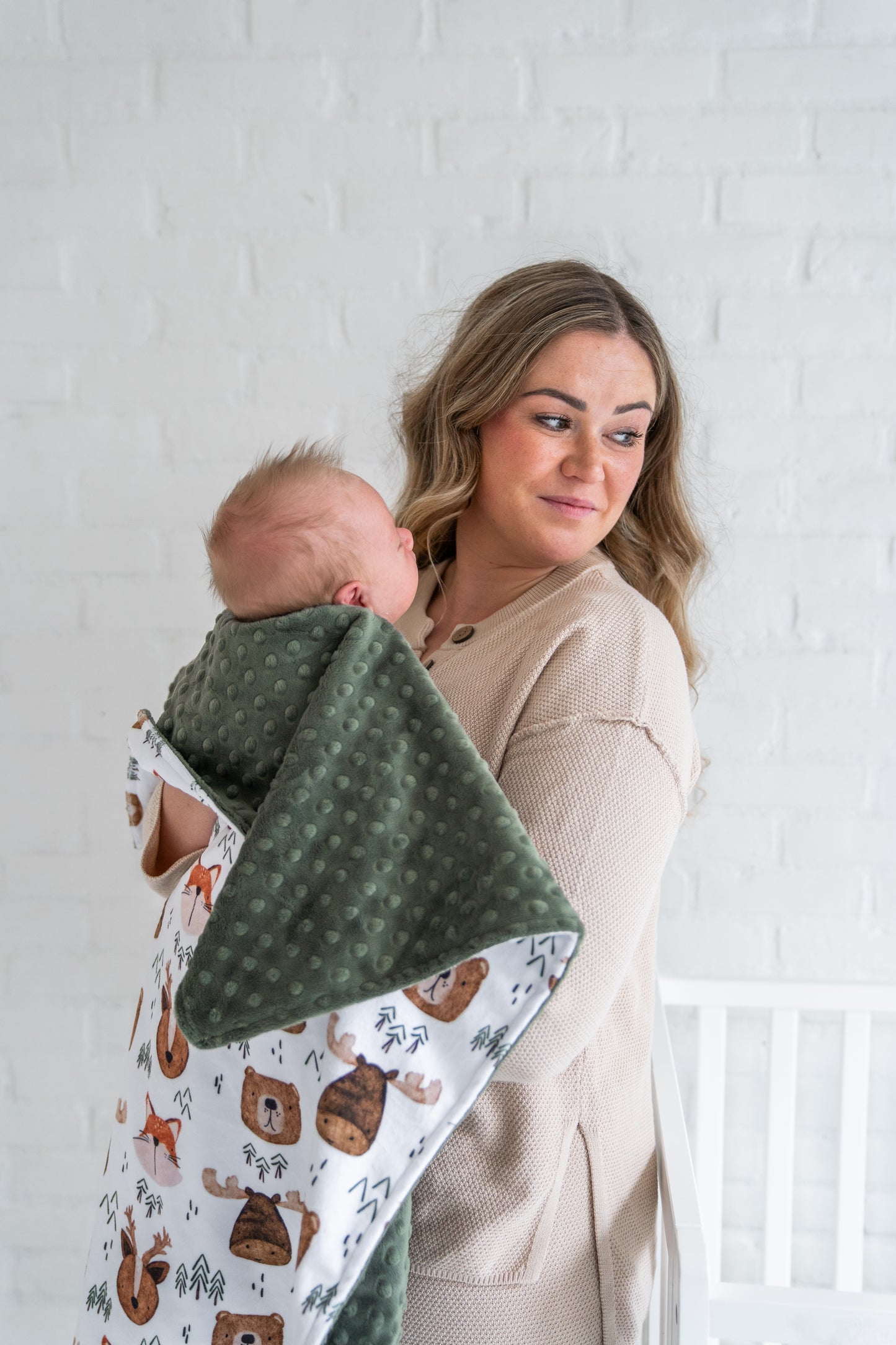 WOODLAND FRIENDS BABY BLANKET