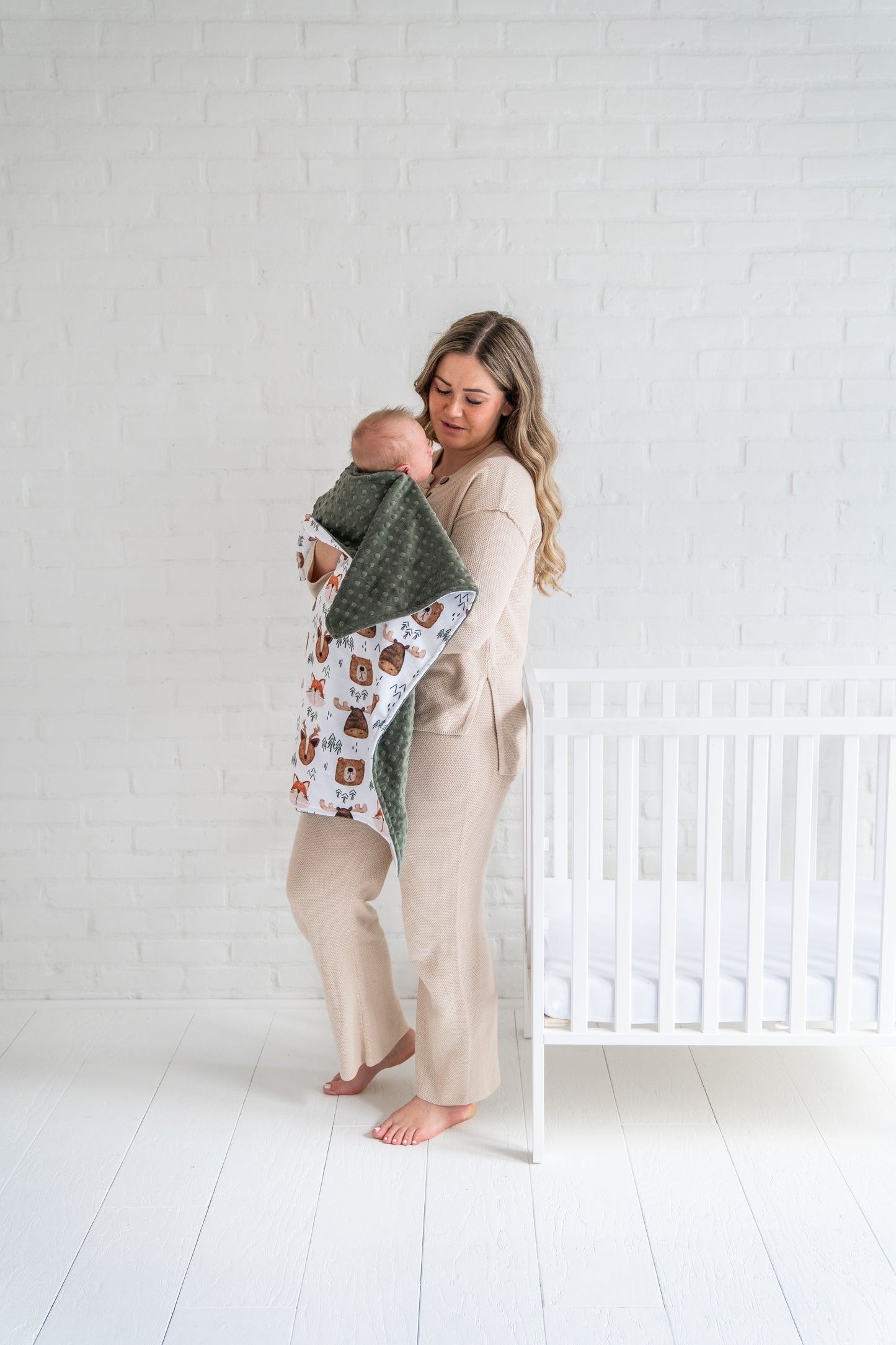 WOODLAND FRIENDS BABY BLANKET