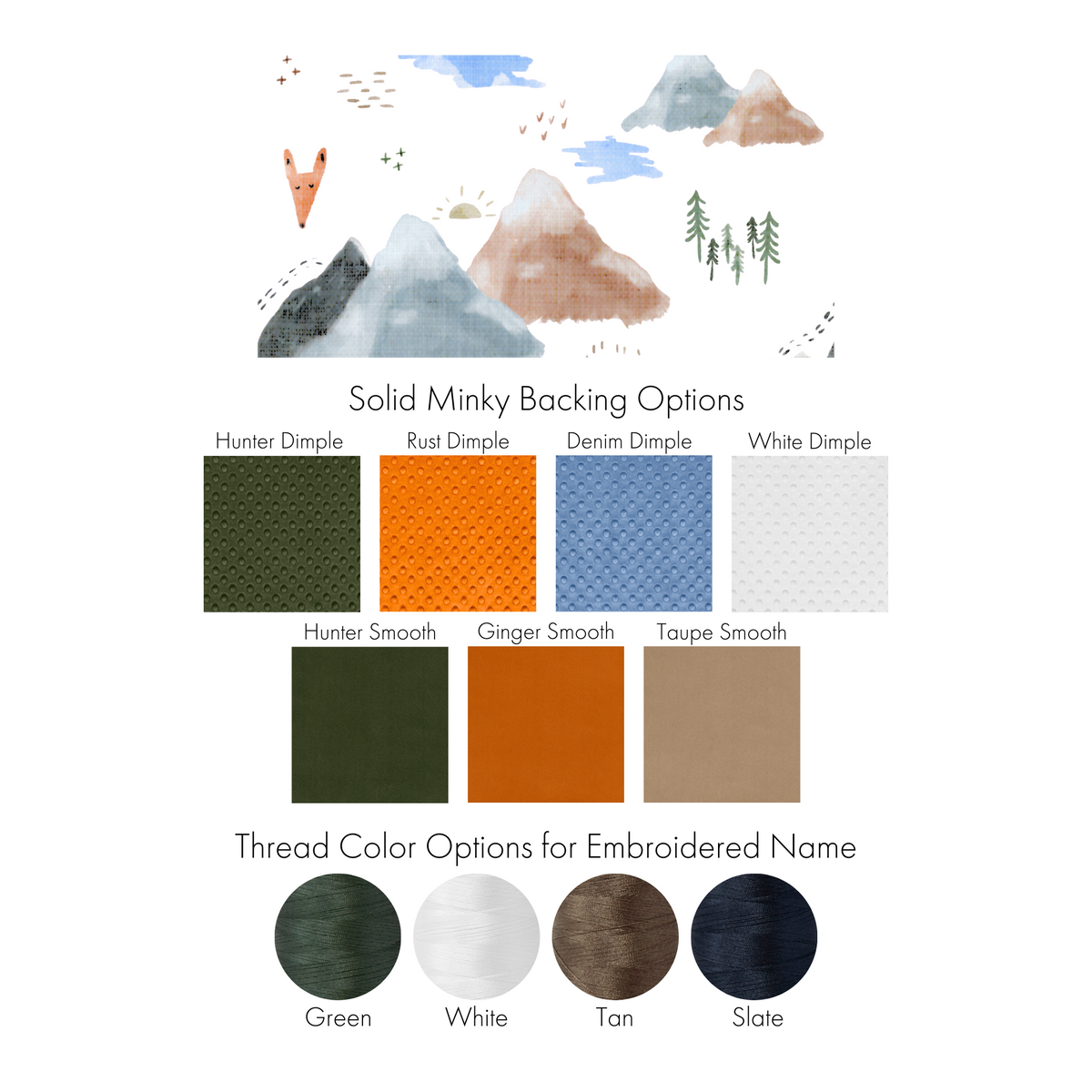 MOUNTAIN HIGH CHILD BLANKET