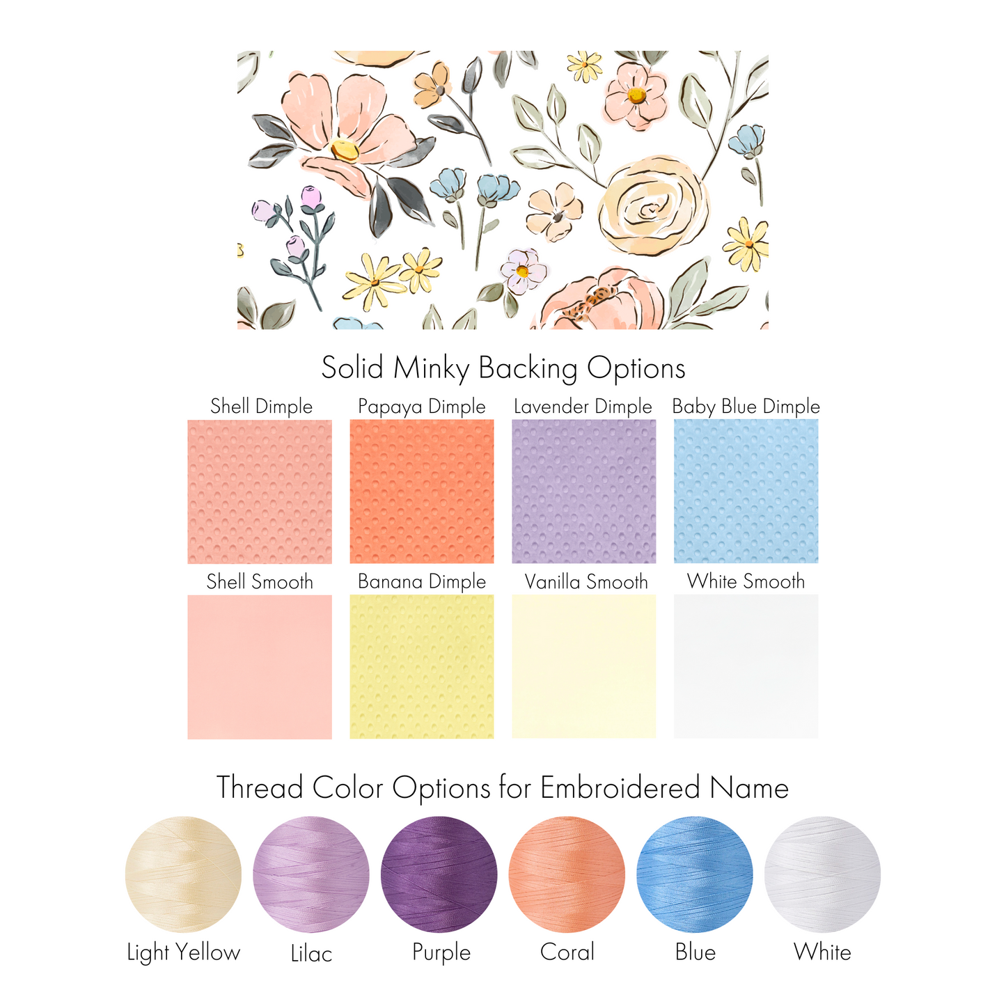 SWEET SPRING BABY BLANKET
