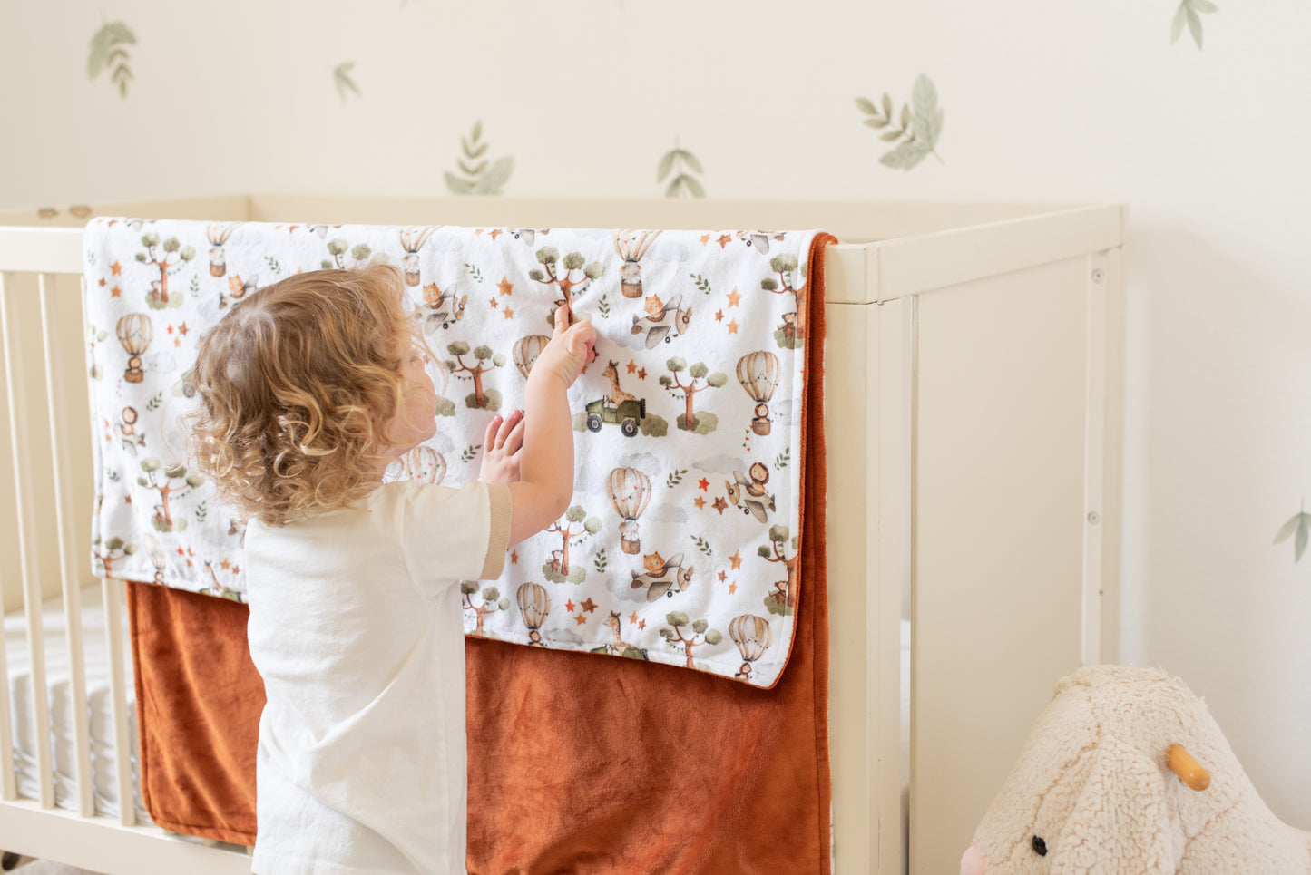 SAFARI IN THE AIR CHILD BLANKET