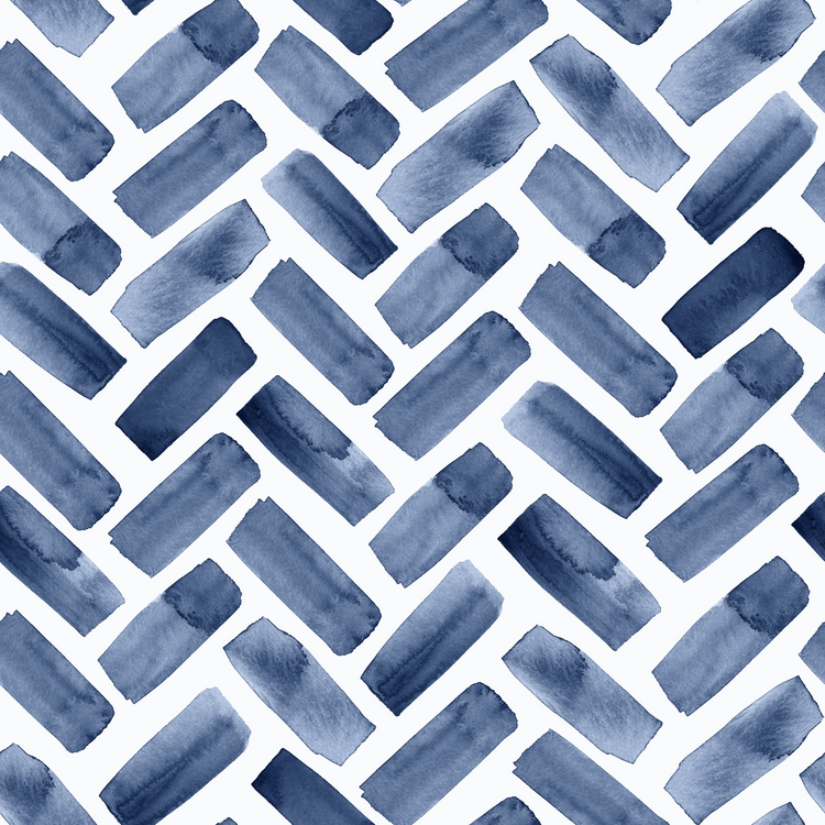 NAVY HERRINGBONE