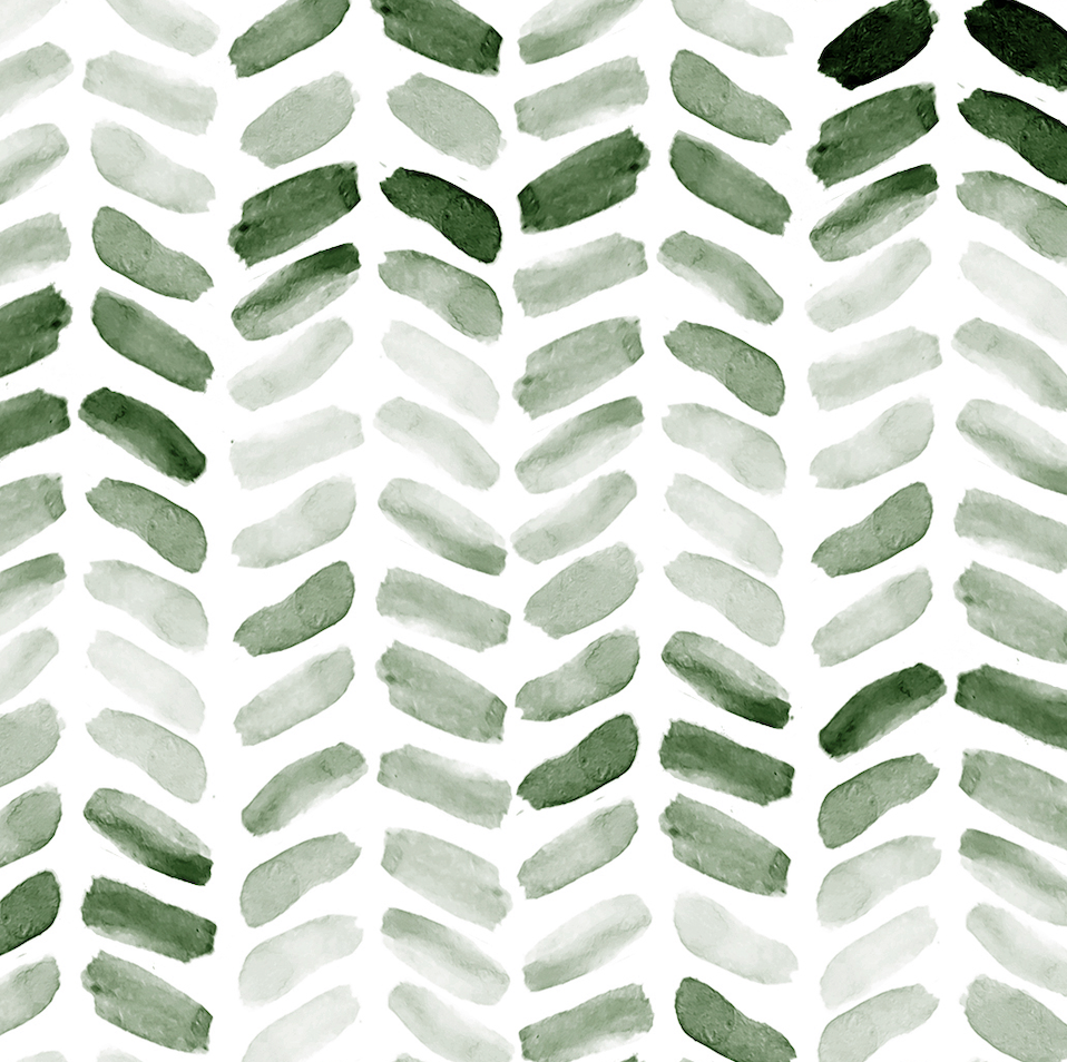 GREEN HERRINGBONE