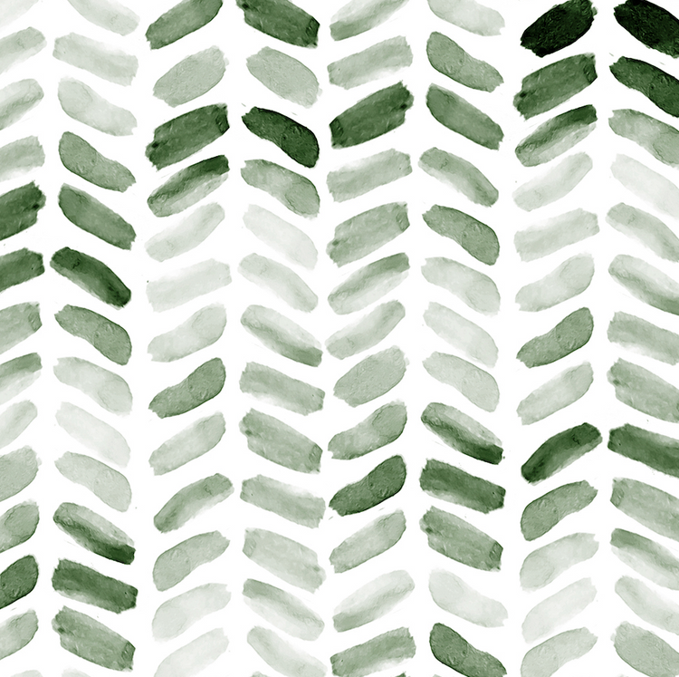 GREEN HERRINGBONE