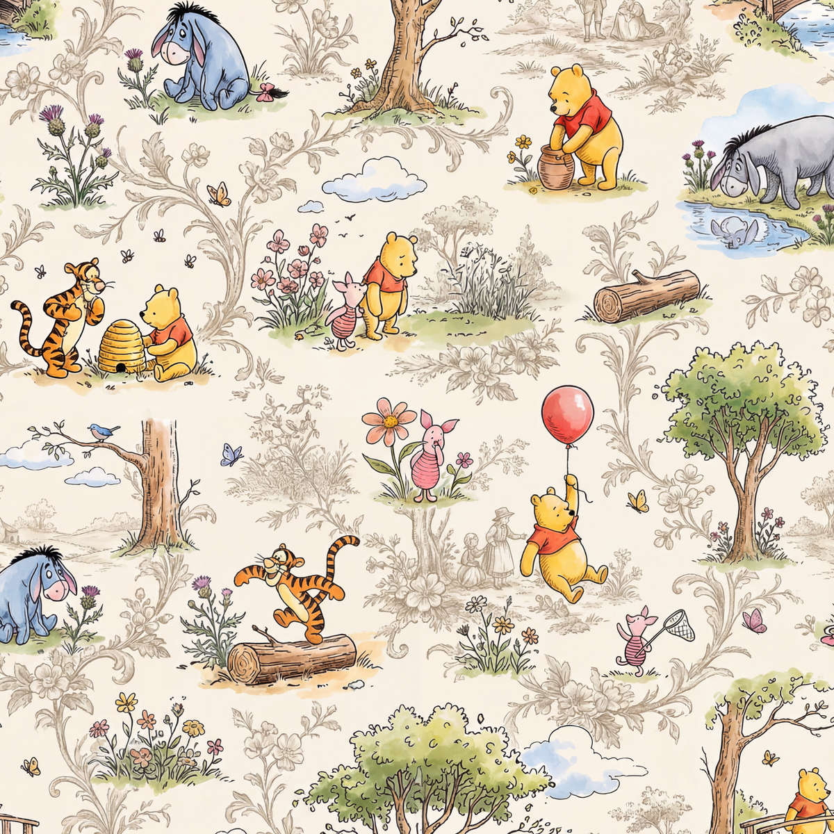 Pooh Blanket - PREORDER Ship Date 12/4