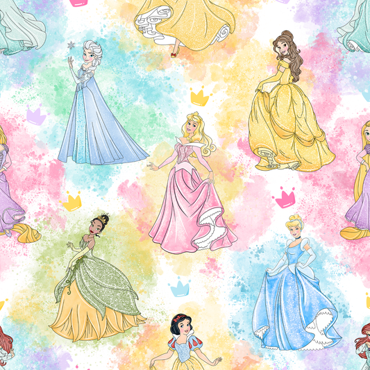 Princess Watercolor Blanket - PREORDER Ship Date 12/4