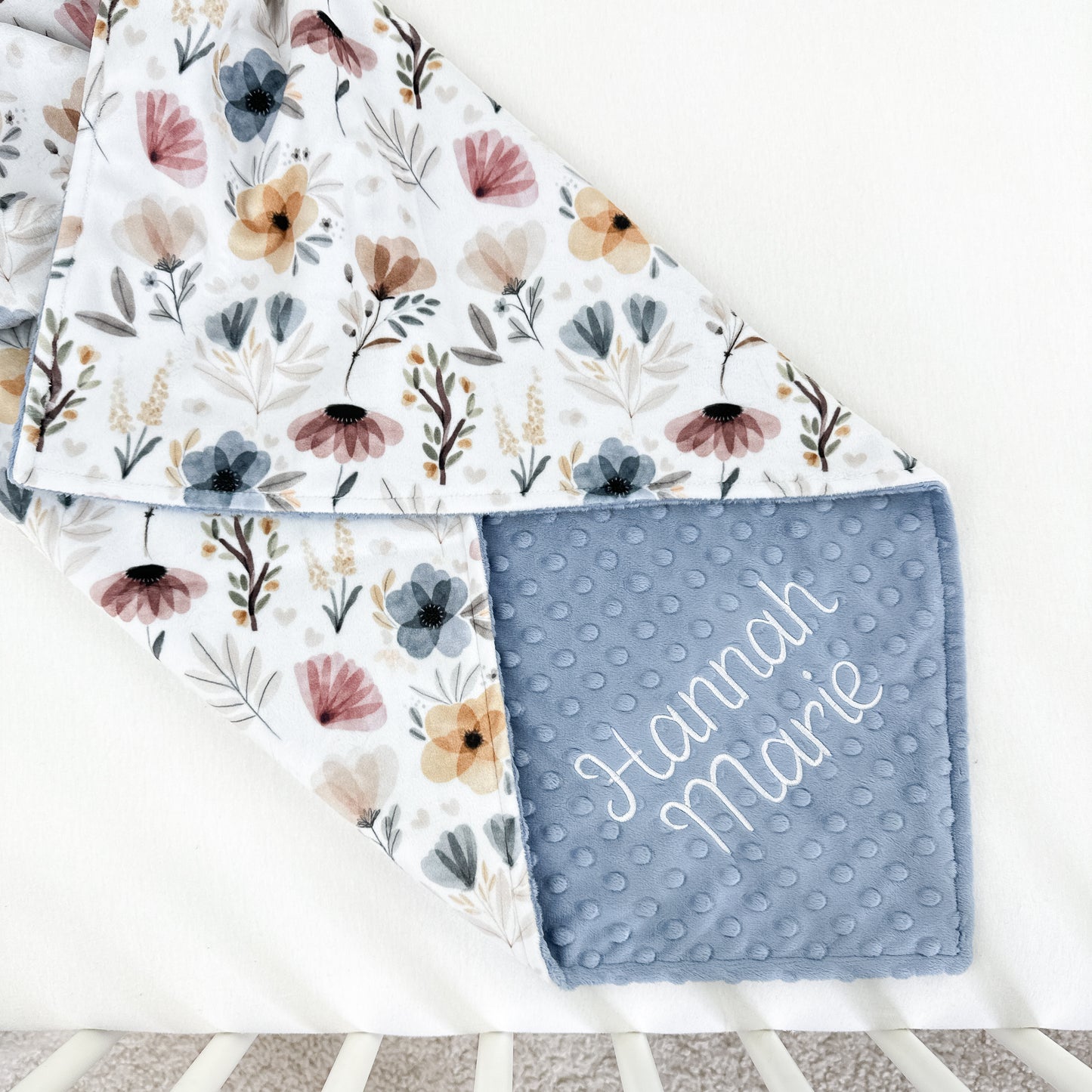 NATURAL BLOOMS BABY BLANKET