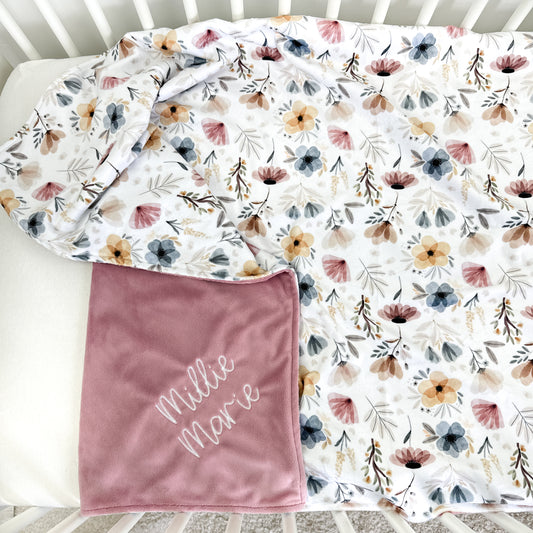 NATURAL BLOOMS CHILD BLANKET
