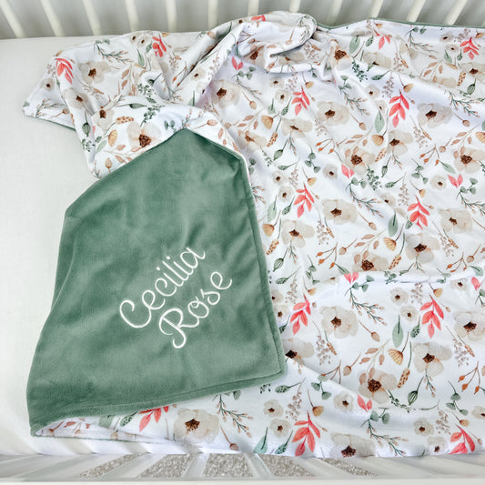 LUMELO FLORAL CHILD BLANKET