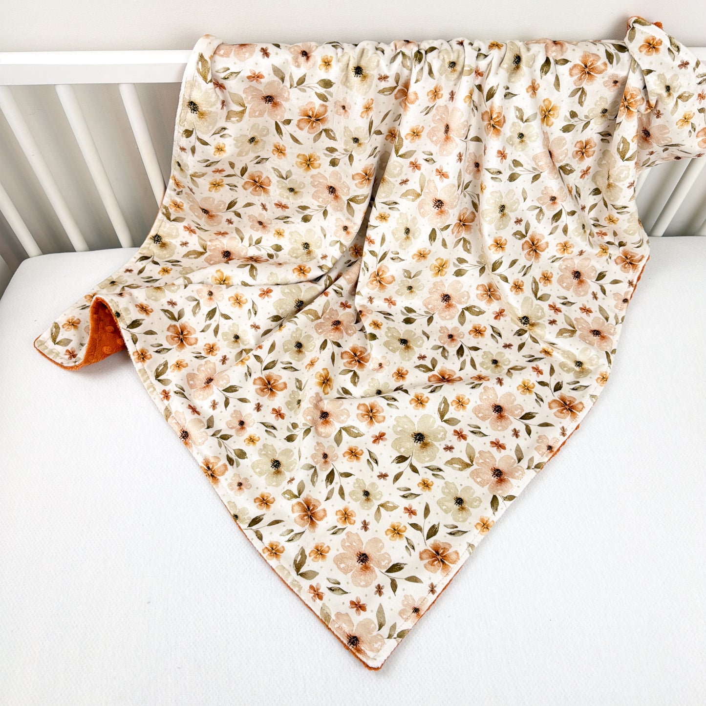 COUNTRY FLORAL BABY BLANKET