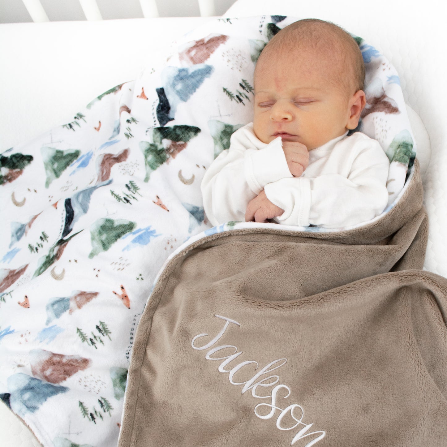MOUNTAIN HIGH BABY BLANKET
