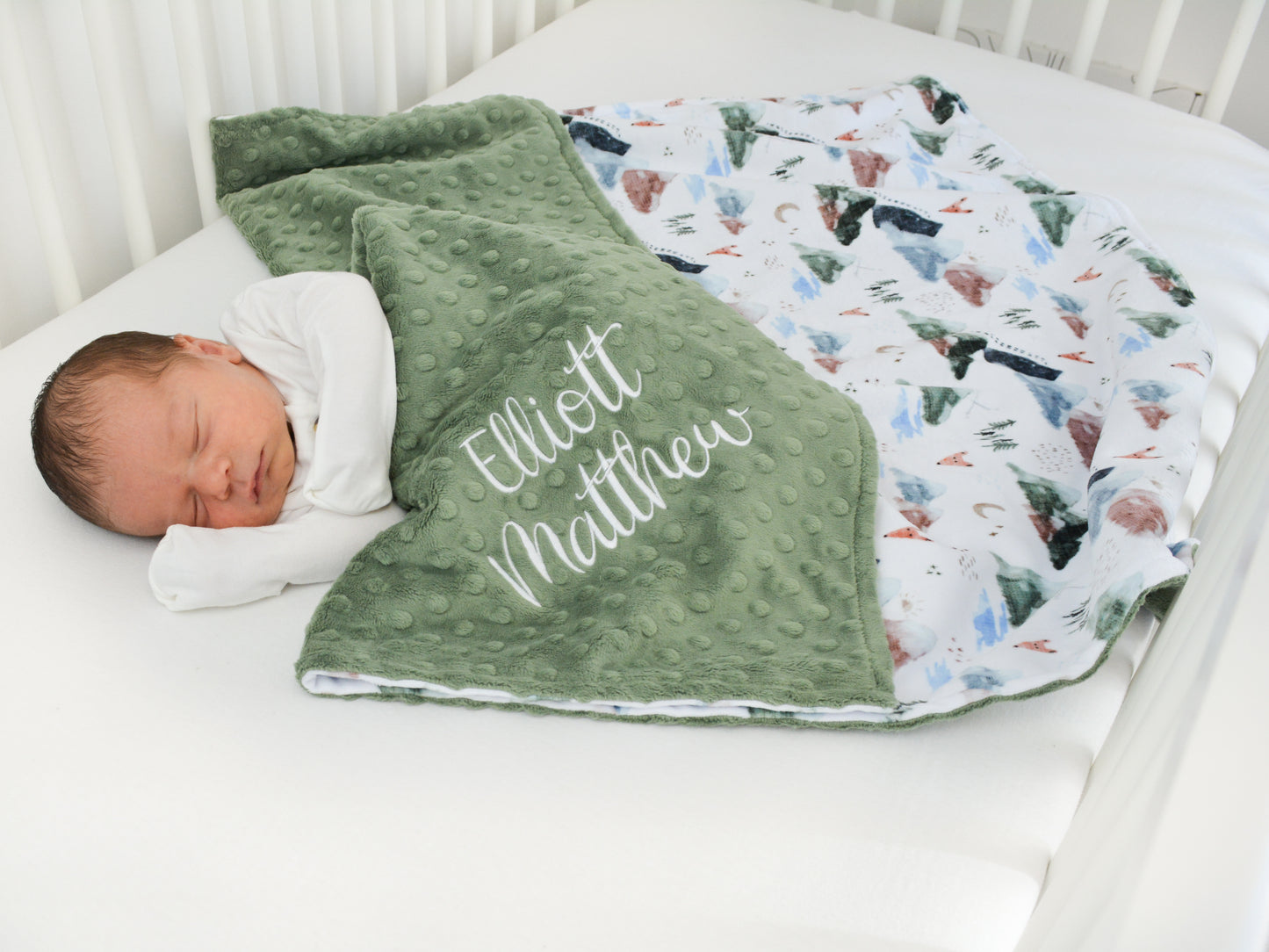 MOUNTAIN HIGH BABY BLANKET