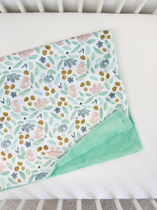 Mint Floral - Baby Size RTS