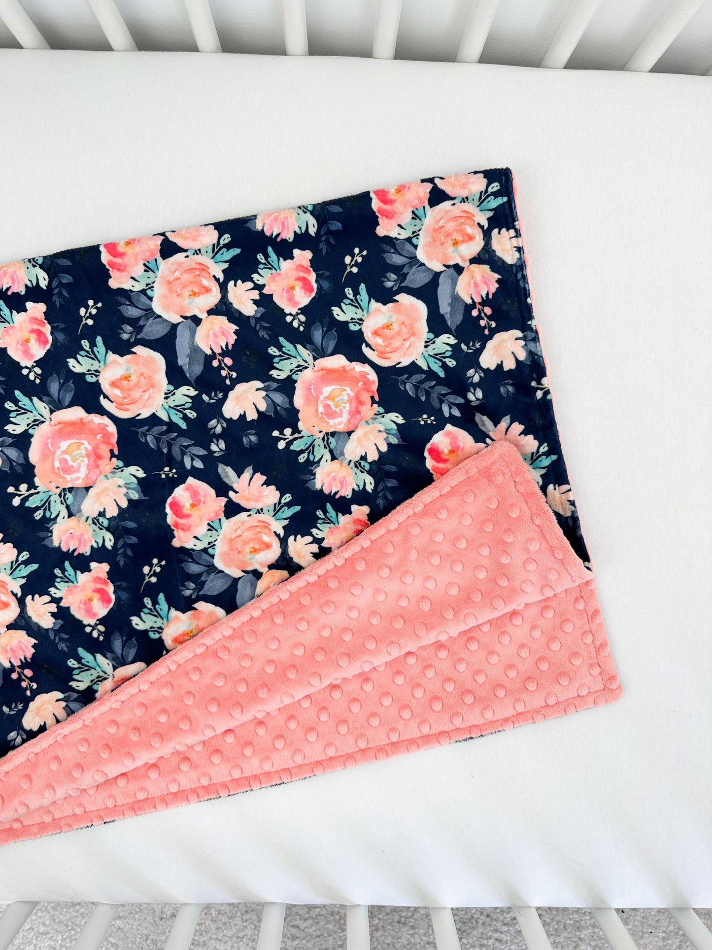 Navy Floral - Baby Size RTS