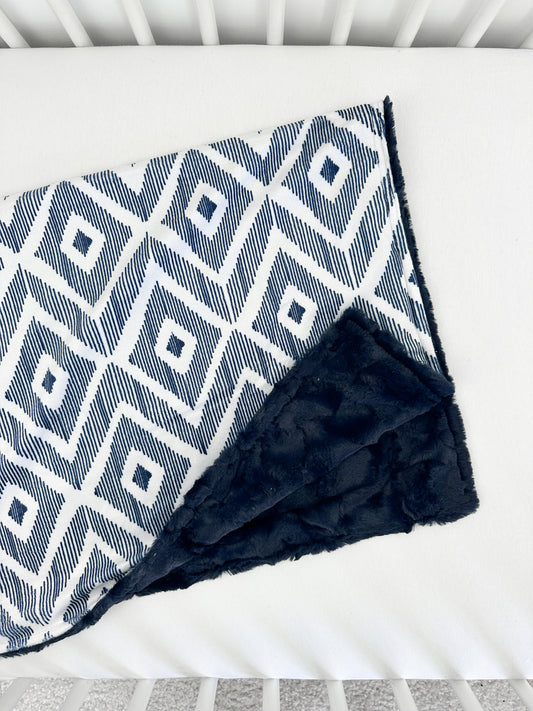 Navy Ikat - Baby Size RTS