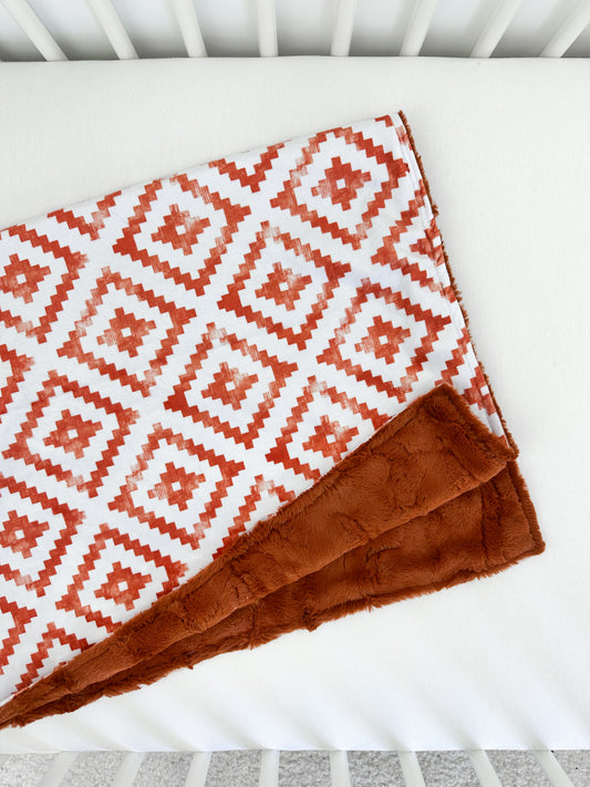 Rust Ikat - Baby Size RTS