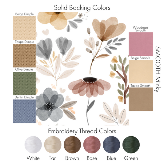 NATURAL BLOOMS BABY BLANKET