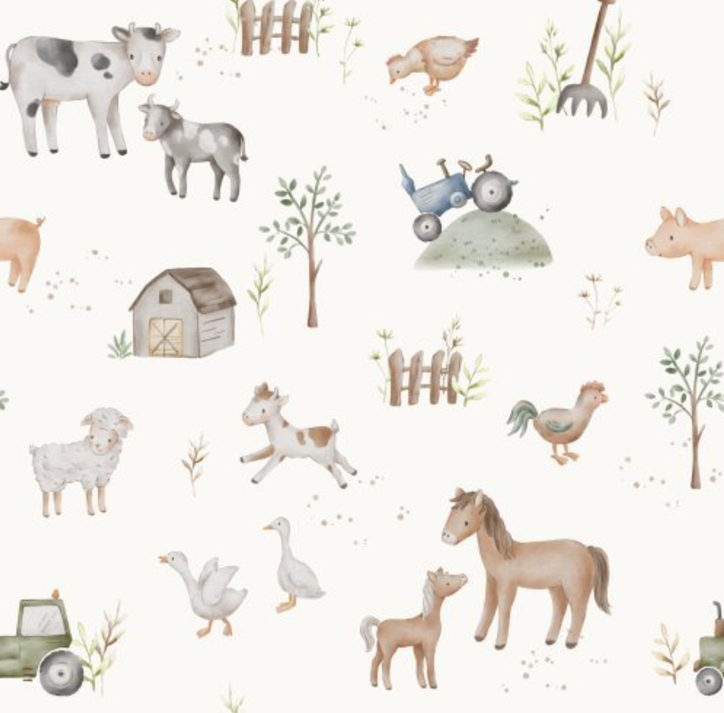 On the Farm Baby Size - In Stock Custom