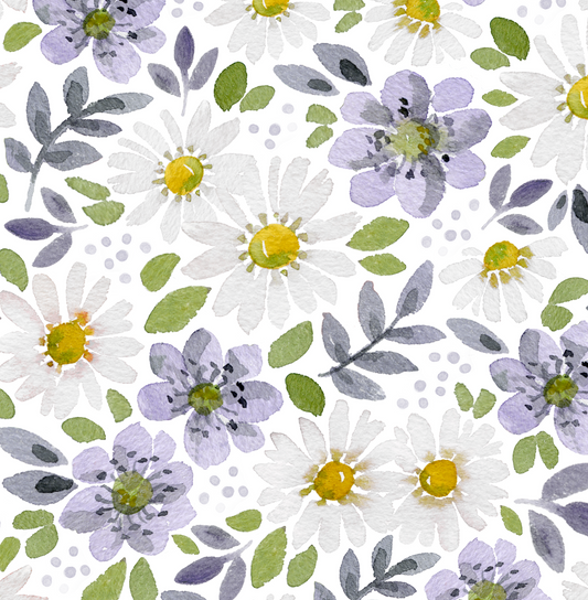 Purple Blooms Baby Size - In Stock Custom