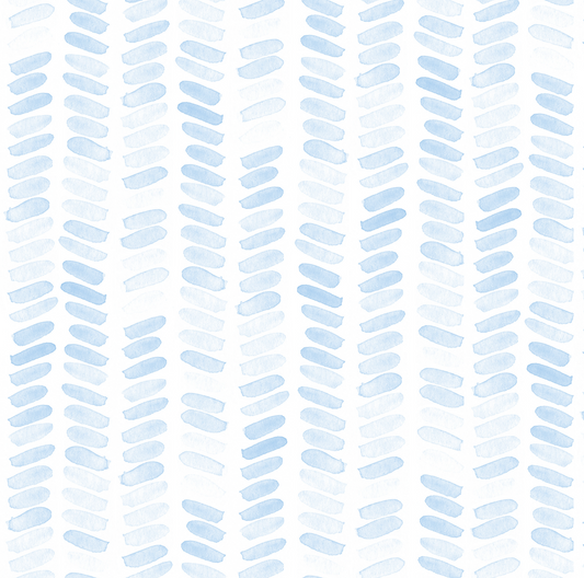 Herringbone Dusty Blue Baby Size - In Stock Custom