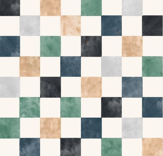 Checker Board Lovey Size - In Stock Custom