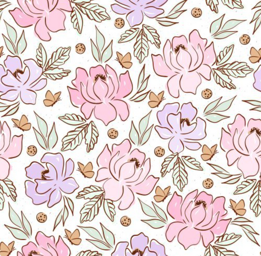 Butterfly Floral Baby Size - In Stock Custom